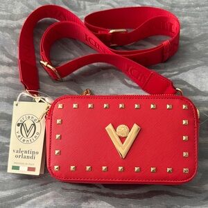 Valentino Orlandi Red Crossbody Bag